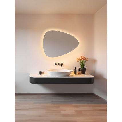 Zuma Line - Espejo de baño de pared LED con retroiluminación LED/24W/230V 3000/4000/6000K 70x50 cm IP44