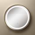 Zuma Line - Espejo de baño de pared LED con retroiluminación LED/24W/230V 3000/4000/6000K d. 60 cm IP44 dorado