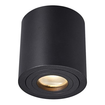 Zuma Line - Foco 1xGU10/50W/230V IP44 negro