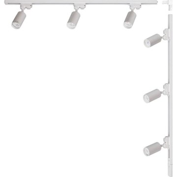 Zuma Line - Foco orientable para sistema de carril 6xGU10/35W/230V, blanco