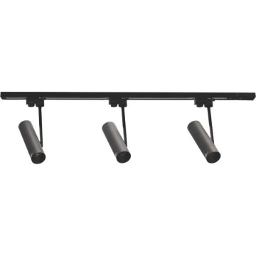 Zuma Line - Foco orientable para sistema de riel 3xGU10/35W/230V negro