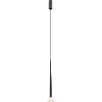 Zuma Line - Lámpara colgante LED con cable LED/5W/230V negra