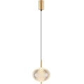 Zuma Line - Lámpara colgante LED con cable LED/6,5W/230V dorada