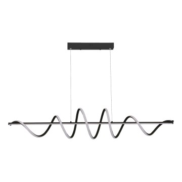 Zuma Line - Lámpara colgante LED con cable LED/60W/230V negra