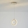 Zuma Line - Lámpara colgante LED regulable con cable LED/10W/230V dorada