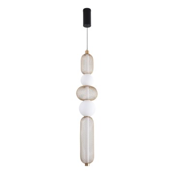 Zuma Line - Lámpara colgante LED regulable con cable LED/27W/230V 3000-5700K dorada + mando a distancia