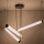 Zuma Line - Lámpara colgante LED regulable con suspensión por cable LED/64W/230V 2700-6500K negra + mando a distancia