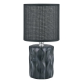 Zuma Line - Lámpara de mesa 1xE14/40W/230V negro/decoración de mármol