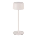 Zuma Line - Lámpara de mesa LED recargable y regulable LED/2W/1200 mAh IP44 blanco