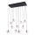 Zuma Line - Lámpara de suspensión LED con cable 11xLED/3W/230V negra