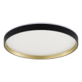 Zuma Line - Lámpara de techo LED RGBW regulable LED/32W/230V + LED/8W 3000-6000K negro/dorado + mando a distancia