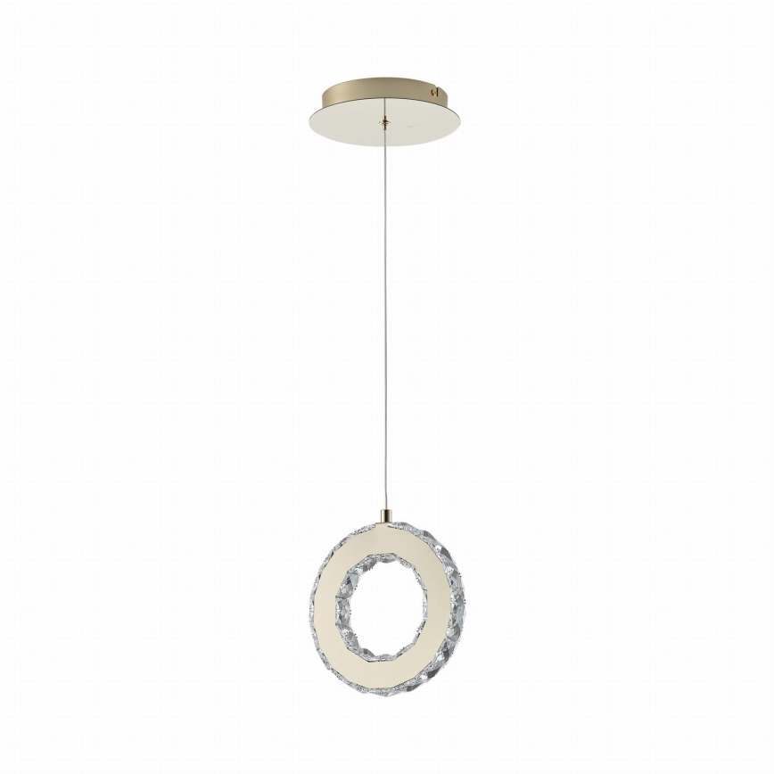 Zuma Line - Lámpara colgante LED regulable con cable LED/10W/230V dorada