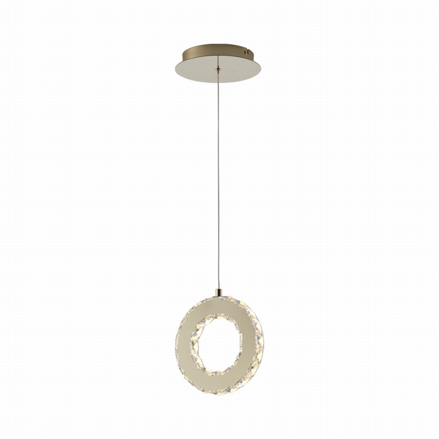 Zuma Line - Lámpara colgante LED regulable con cable LED/10W/230V dorada