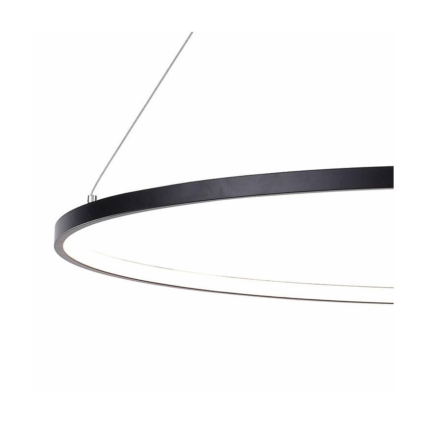 Zuma Line - Lámpara colgante LED suspendida por cable LED/40W/230V 3000/4000/6000K Ø 90 cm negra