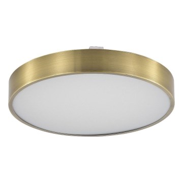 Zuma Line - Plafón de baño LED regulable LED/36W/230V 3000-6000K d. 40 cm IP44 latón + mando a distancia