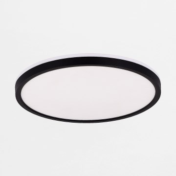Zuma Line - Plafón LED regulable LED/38W/230V + LED/11W 3000/4000/5500K diá. 50 cm negro