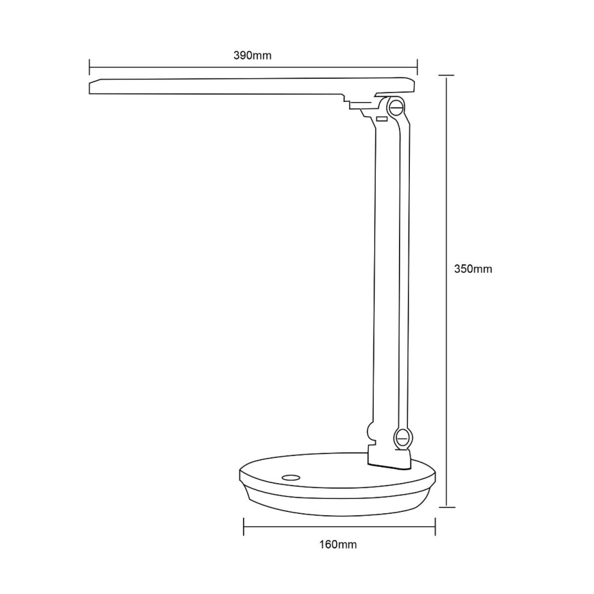 Zuma Line - Lámpara de mesa LED LED/5W/230V 3000-6000K blanco