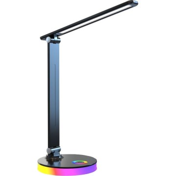 Zuma Line SM-606- LED RGB Lámpara de mesa regulable LED/5W/230V 3000-6000K negro