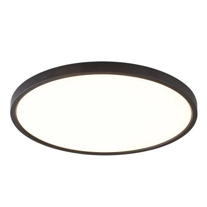 Zuma Line - Lámpara de techo LED/42W/230V 3000/4000/6000K, diámetro 50 cm, negra
